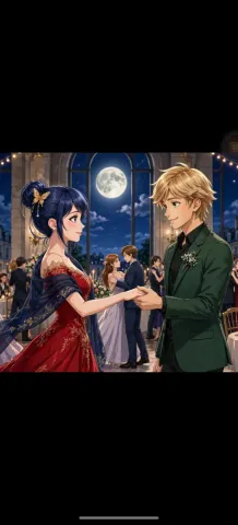 Baile a la luz de la luna.