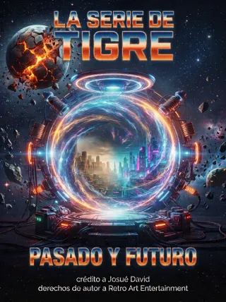 La serie de tigre pasado y futuro